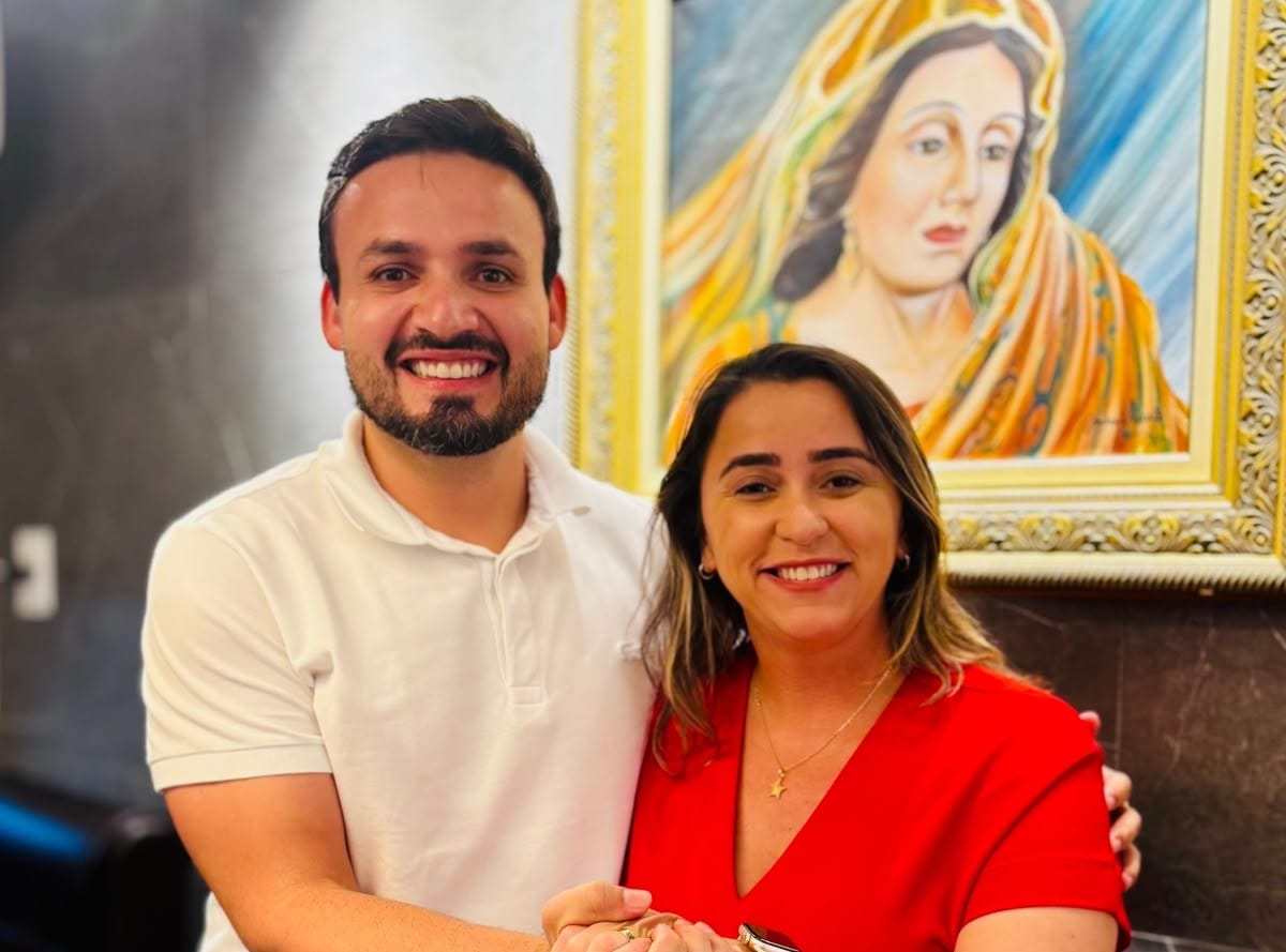 Samanda Alves se reúne com prefeito Dr. Tadeu durante agenda no Seridó