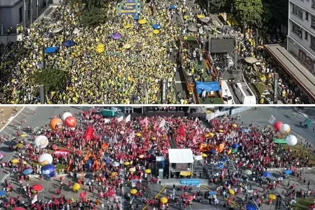 Atos de 1º de maio mostram Lula e Bolsonaro falando apenas para a militância