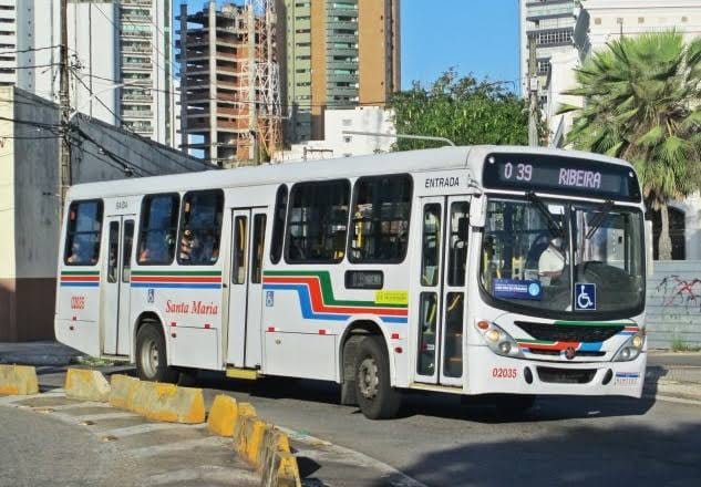 Protesto sobre o transporte público na cidade