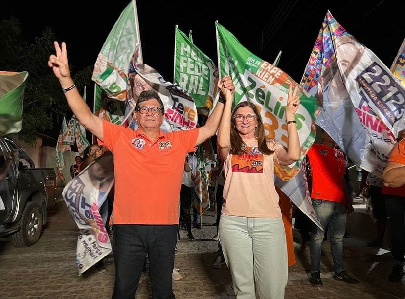 Em Currais Novos Terezinha Maia faz dobradinha com o candidato a deputado federal Zé Lins
