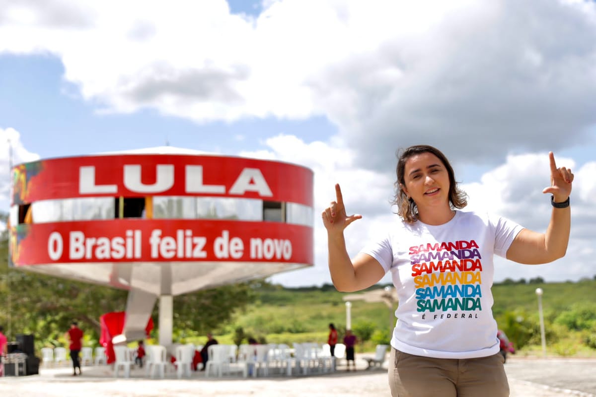 Candidata a deputada federal Samanda leva o seu Rolé 1313 para o Mato Grande
