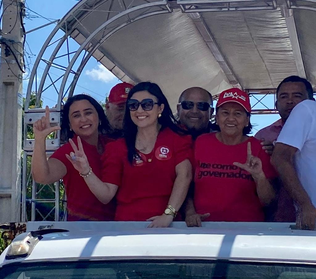 Ao lado da governadora Fátima, Samanda participa de Caravana em Caiçara; bandeirolas da candidata “tomam conta”
