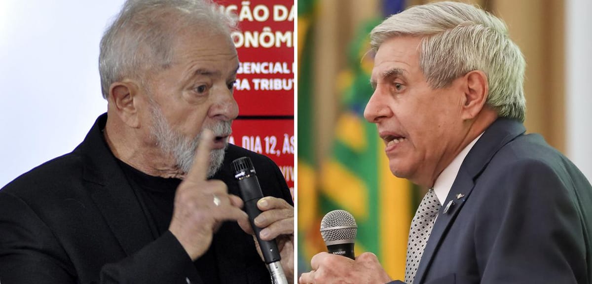 General Heleno lamenta a ótima saúde de Lula e insulta o presidente eleito