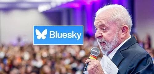 Com o X banido, Lula posta Bluesky como sua primeira rede social