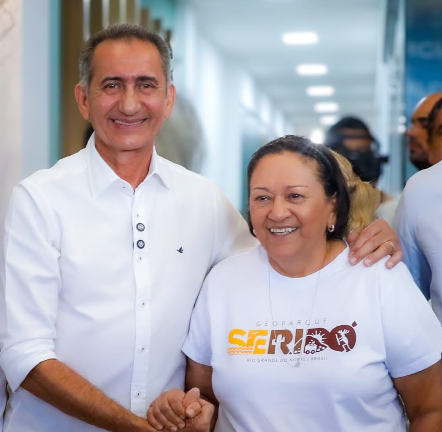 Governadora e Ministro visitam as obras da Adutora do Agreste